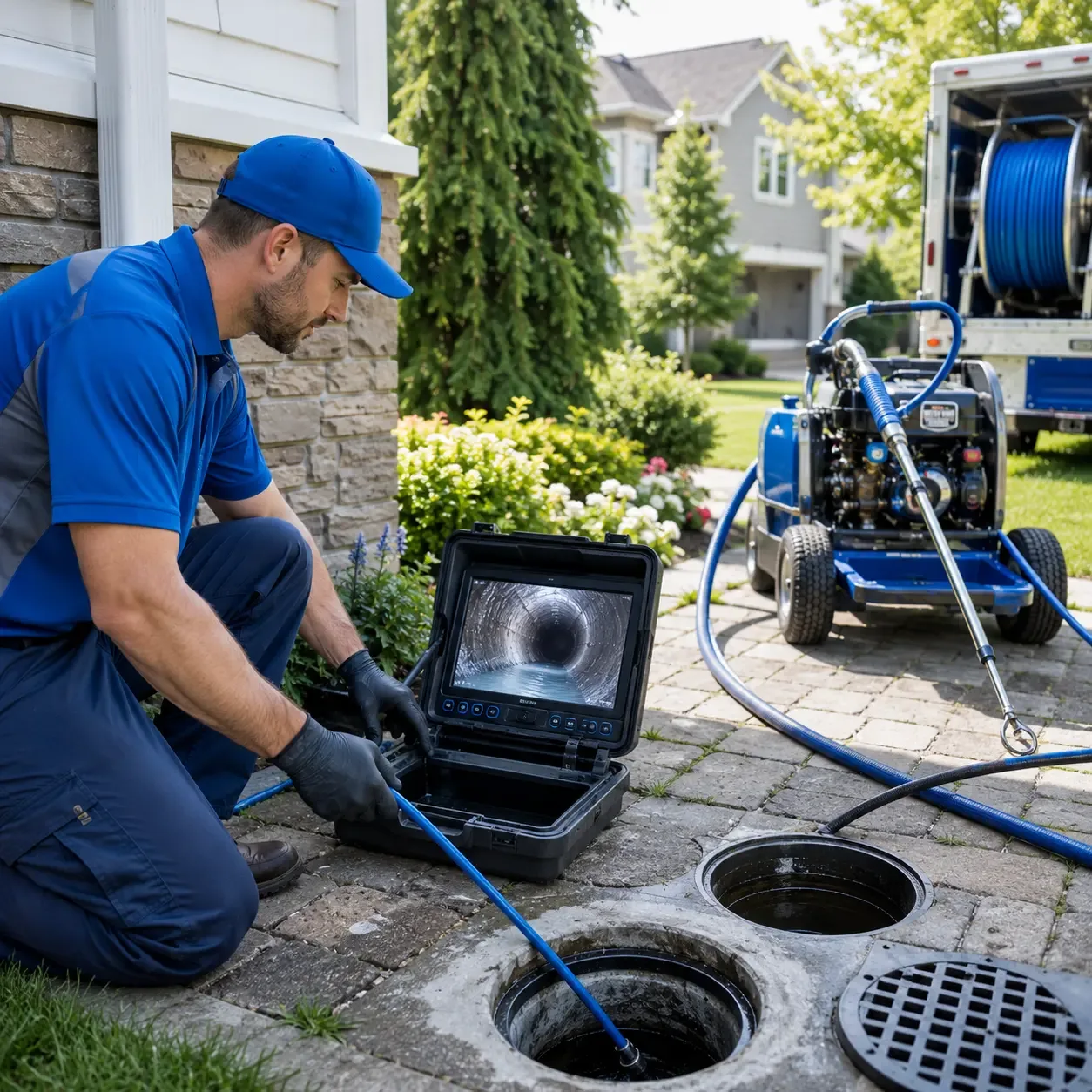 Outdoor drain cleaning professionals serving Kinderhook, NY