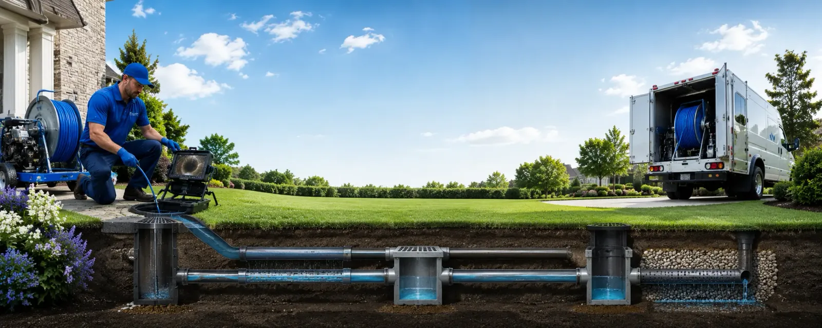 Outdoor drain cleaning information for Kinderhook, NY